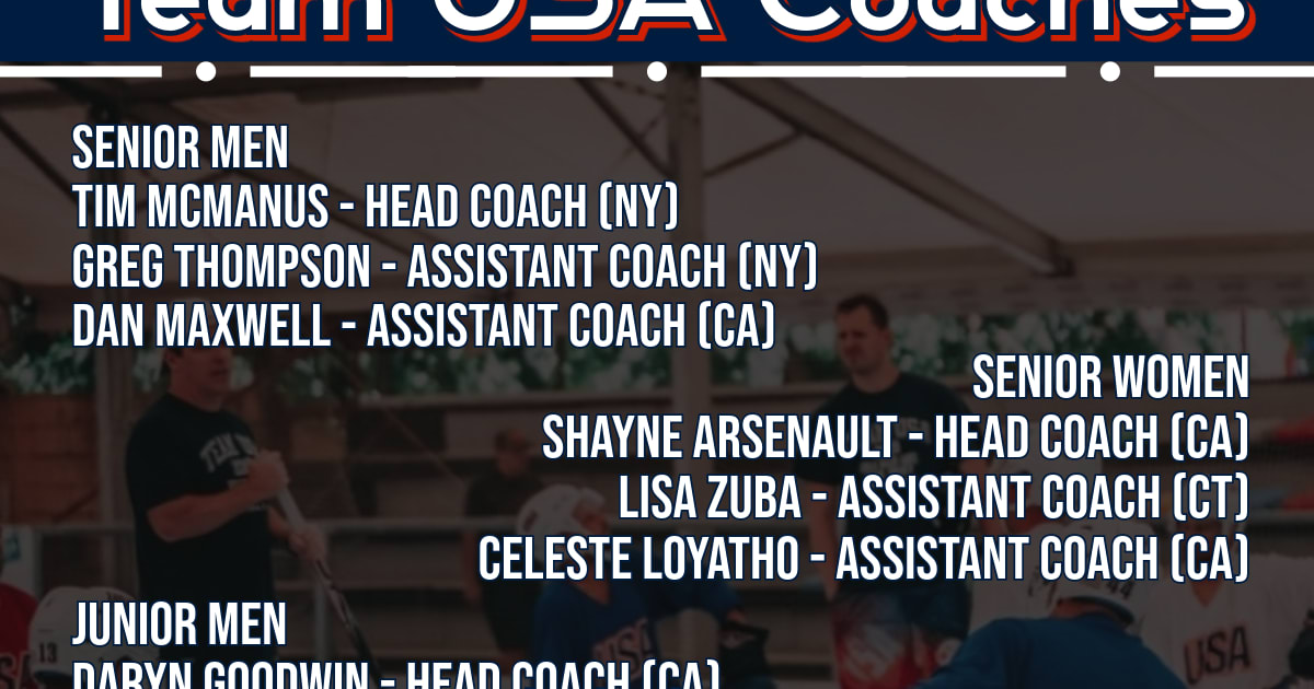 USA RollerSports 2024 Inline Hockey Team USA Staff